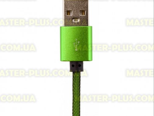 

Дата кабель LogicPower USB 2.0 -&gt; Lightning 1м Gr (метал. плетение) зеленый / Re (5124)