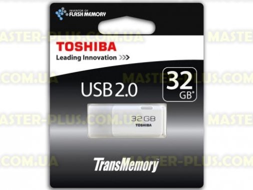 

USB флеш накопитель TOSHIBA 32GB TransMemory USB 2.0 (THNU32HAYWHT(6)