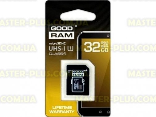 

Карта памяти GOODRAM 32GB microSDHC Class 10 (M1AA-0320R11)