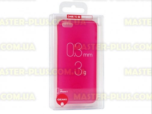 

Чехол для моб. телефона OZAKI iPhone 5/5S O!coat 0.3 JELLY/Pink (OC533PK)
