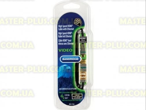 

Кабель мультимедийный HDMI A to HDMI D (micro), 2.0m Bandridge (BVL1702)