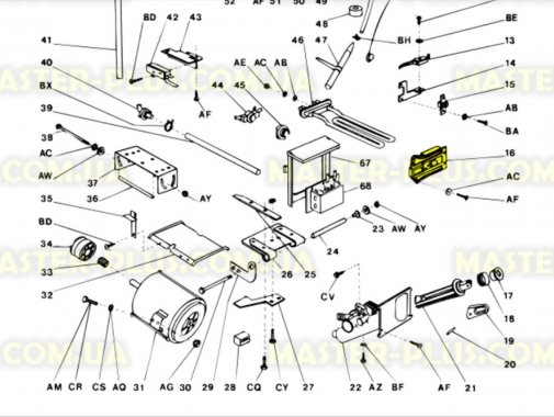 Замок (ПБЛ) Indesit Ariston C00011140 для пральної машини