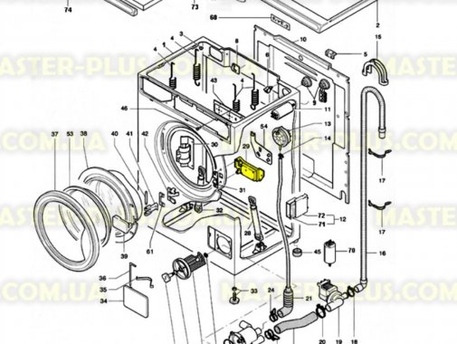 Замок (ПБЛ) Indesit Ariston C00036683 для пральної машини