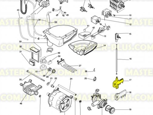 Замок (ПБЛ) Indesit Ariston C00050061 для пральної машини