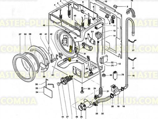 Амортизатор CIMA 150N (короткий) совместимый с Indesit C00050562 для стиральной машины