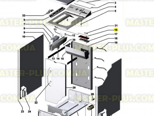 Замок (УБЛ) Indesit C00051478 для стиральной машины