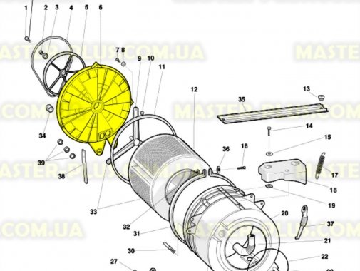 Кришка бака (пластикова) Indesit C00056949 для пральної машини
