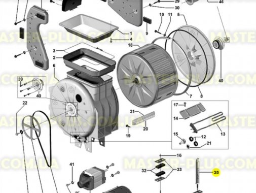 Амортизатор Indesit C00058478 для стиральной машины