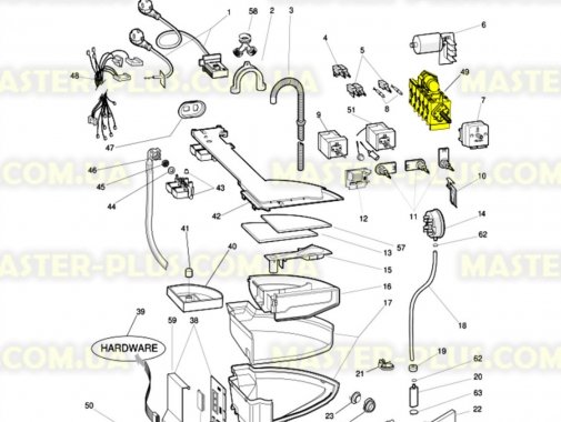Програматор (Перемикач) Indesit C00065975 для пральної машини