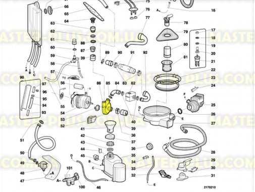 

Корпус (улитка) циркуляционного насоса Indesit C00076138 Original