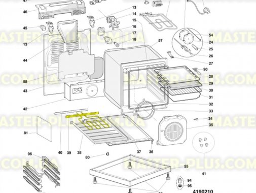 

Тэн духовки нижний Indesit C00082668