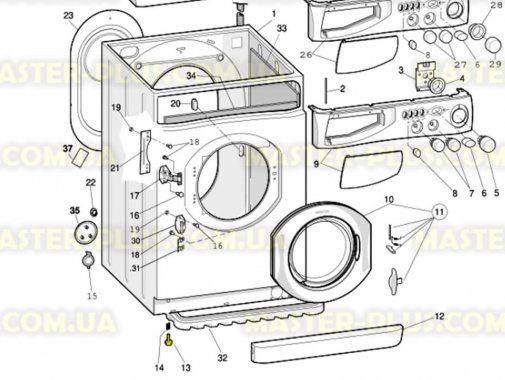 

Ножка Indesit Ariston C00087084