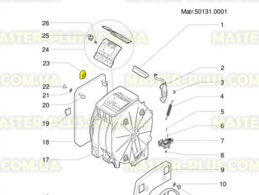 Супорт підшипників Indesit C00087966 Original для пральної машини