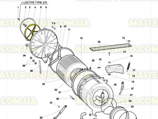 Шків Indesit Ariston C00089616 для пральної машини