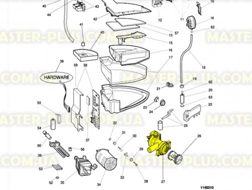 Насос (помпа) Indesit Ariston з корпусом C00092264 Original для пральної машини