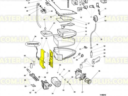 Модуль (плата) Indesit Ariston C00093350 для пральної машини