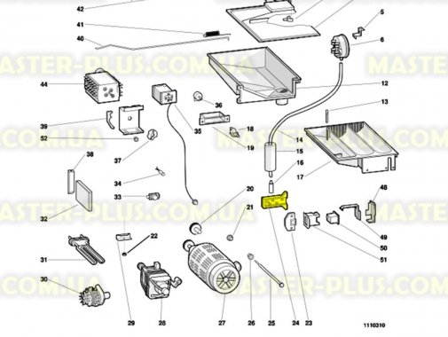 Замок (ПБЛ) Indesit Ariston C00105105 для пральної машини