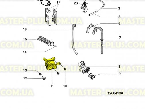 Мотор Indesit Ariston C00111492 для стиральной машины
