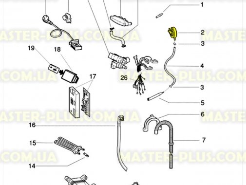 

Прессостат (датчик уровня воды) Indesit Ariston C00111493