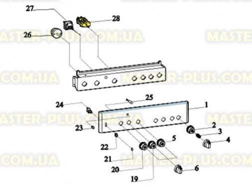 

Переключатель режимов духовки Indesit C00114510 Original