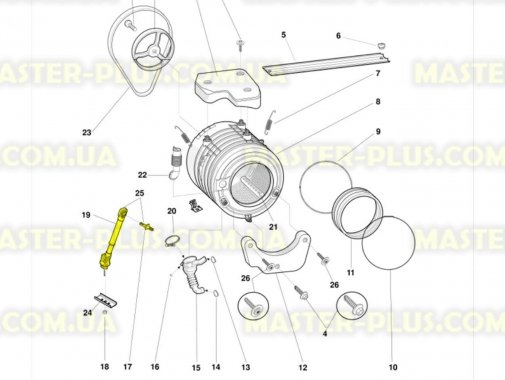 Амортизатор 100N Indesit C00309597 Original для стиральной машины