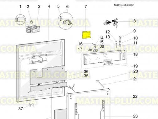 Электронный модуль (плата) посудомоечной машины Indesit Ariston C00143222 для посудомоечной машины