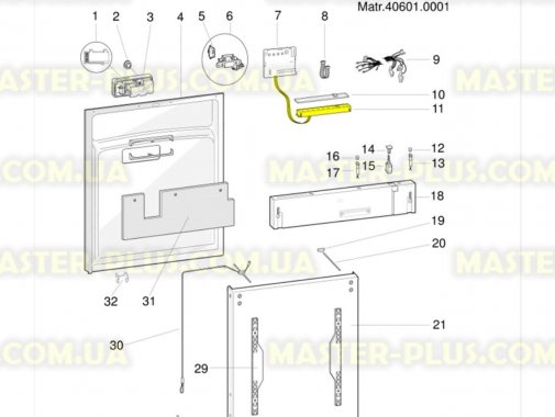 

Модуль индикации на посудомойку Indesit Ariston C00144323