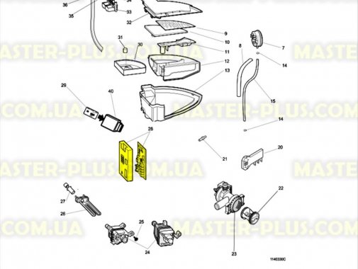 Модуль (плата) Indesit Arcadia C00252878 для пральної машини