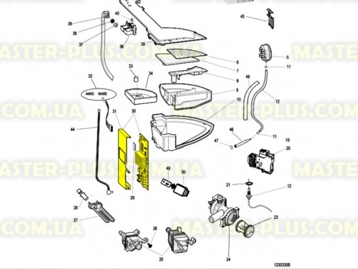 Модуль (плата) Indesit EVO 2 для пральної машини