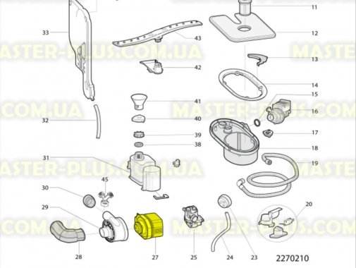 Мотор циркуляційний Indesit Ariston C00257903 для посудомийної машини