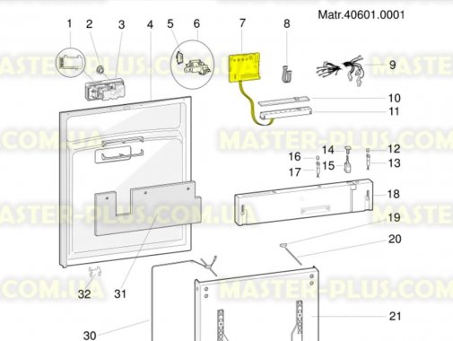 

Электронный модуль (плата) посудомоечной машины Indesit Ariston C00259736