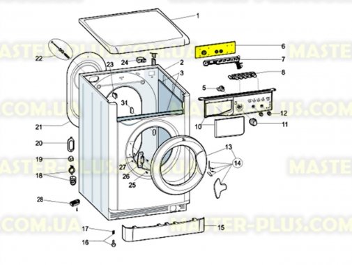 Модуль (плата индикации) Indesit C00270604  для стиральной машины