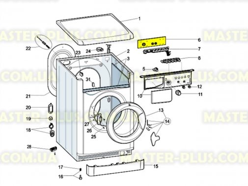 

Модуль (плата индикации) Indesit C00271374