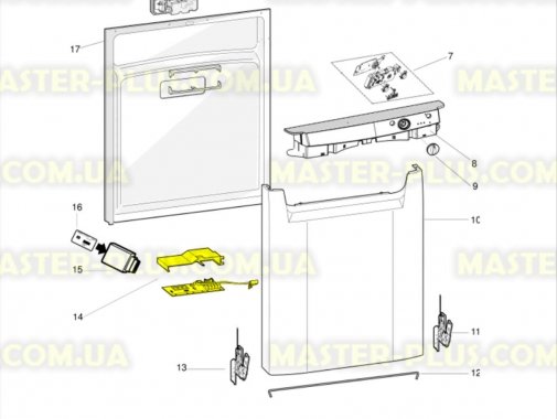 Модуль (Плата) Indesit Ariston C00274112 для посудомоечной машины