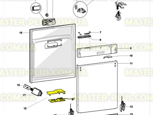 Модуль (Плата) Indesit Ariston C00274113 для посудомоечной машины