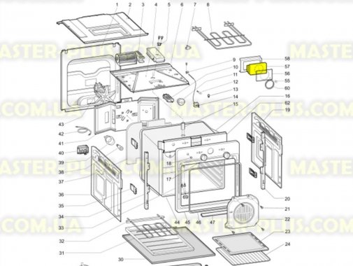 Таймер плиты Indesit C00274791 для плиты и духовки