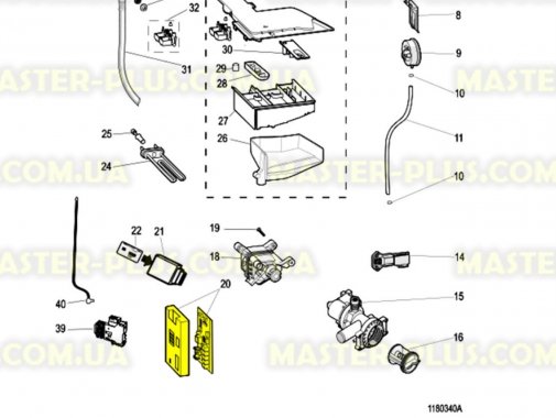 Модуль (плата) Indesit Arcadia C00280798 для пральної машини
