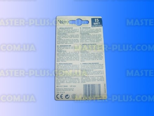 Лампочка внутреннего освещения Whirlpool 481281728445 Original для холодильника