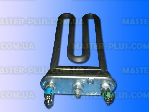 ТЕН 1800w 165 мм без отвору підігнутий для пральної машини