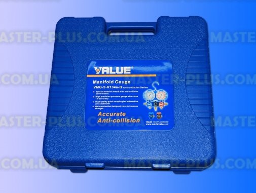 Манометрический коллектор двухвентильный VALUE VMG-2-R134a-B