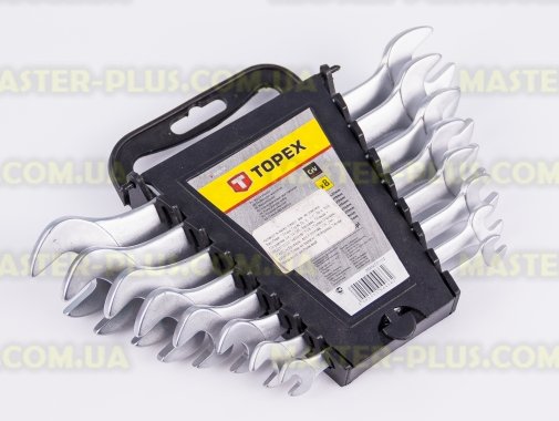 Ключи рожковые 6-22мм, набор 8шт TOPEX 35D656