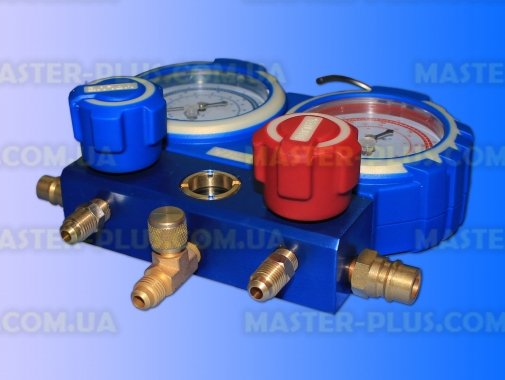 Манометрический коллектор двухвентильный VALUE VMG-2-R134a-B