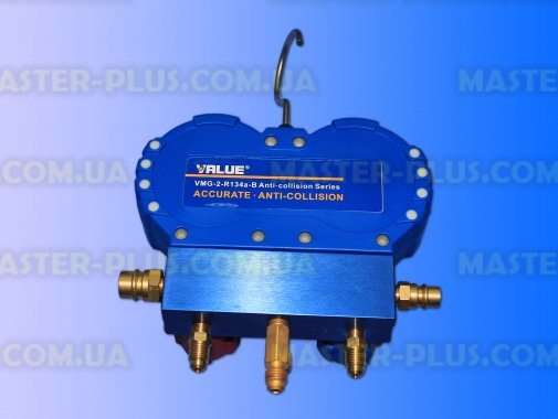 Манометрический коллектор двухвентильный VALUE VMG-2-R134a-B