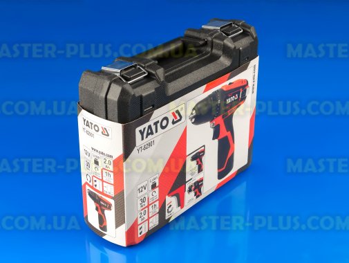 Шуруповерт аккумуляторный Li-ion 12В 2Ач Yato-82901
