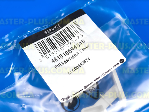 Кнопка (клавиша) Whirlpool 481010594345 для стиральной машины