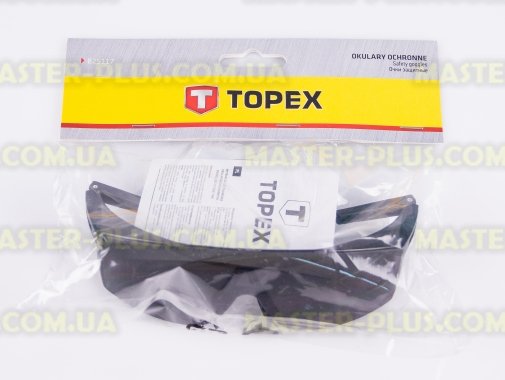 Окуляри захисні, чорні, регульовані TOPEX 82S117