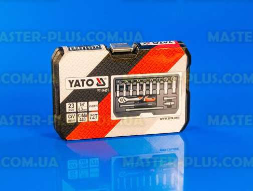 Набор торцевых головок 1/4&quot; 4-13мм, 23шт Yato YT-14451