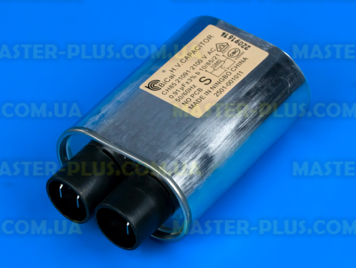 Конденсатор високовольтний 0.91mf 2100v Samsung 2501-001011 Original для мікрохвильової печі