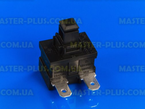 Кнопка мережева KAG-03B 12A 250V T125 для пилососа