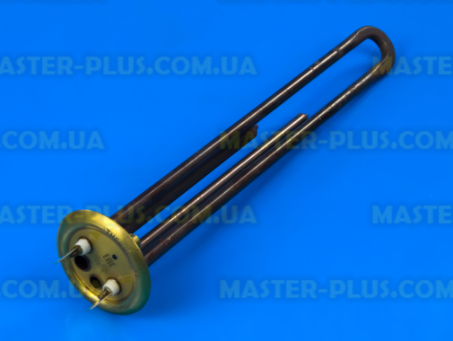 ТЕН Thermowatt типу Thermex 1.3 кВт мідь. з трубками під 2 термостата, латунний фланець для бойлера